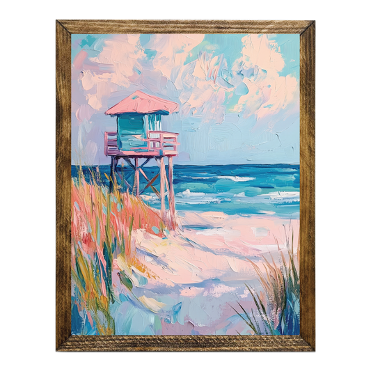 ARTISTIC SERIES TIMBERLAND-MODERN PASTEL LOOKOUT TOWER