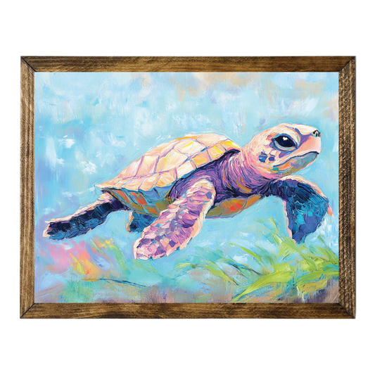 ARTISTIC SERIES TIMBERLAND- PASTEL BABY SEA TURTLE 1