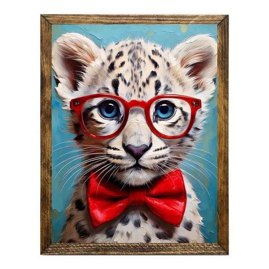 ARTISTIC SERIES TIMBERLAND- ANIMALS WITH GLASSES TIGER WHITE