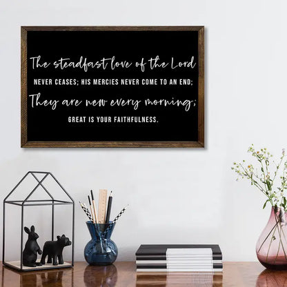 TIMBERLAND FRAME THE STEADFAST LOVE OF THE LORD