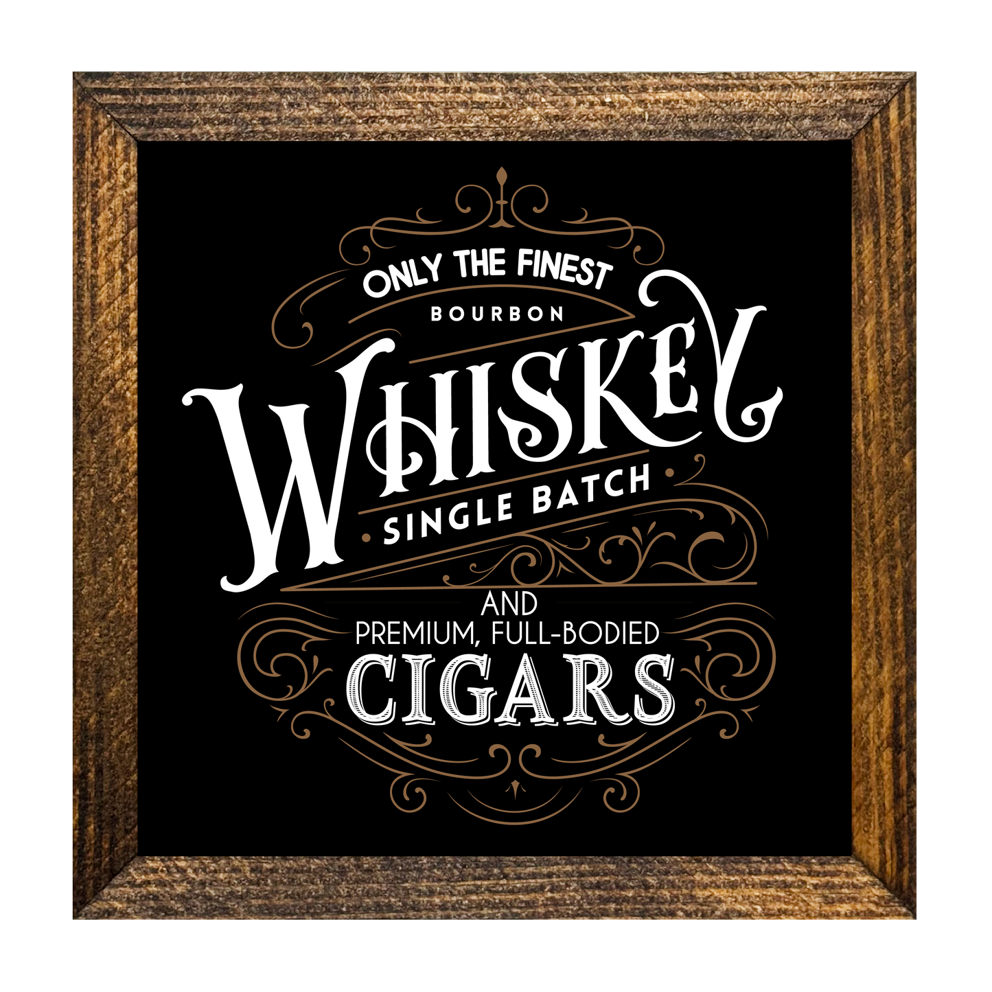 TIMBERLAND FRAME WHISKEY AND CIGARS