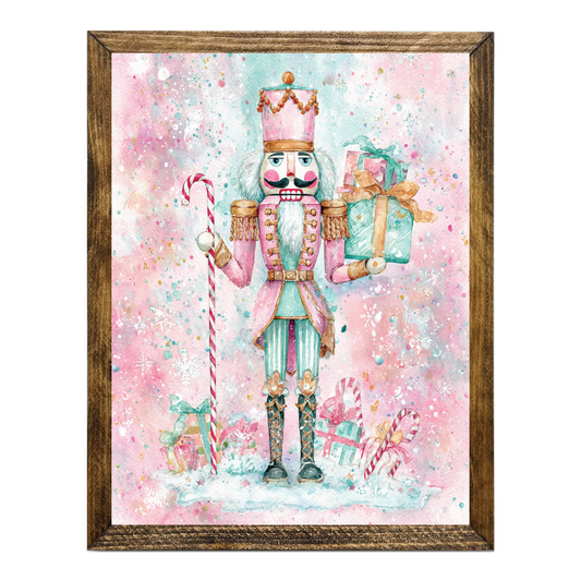 ARTISTIC SERIES NUTCRACKER ART- WATERCOLOR PINK MINT 3