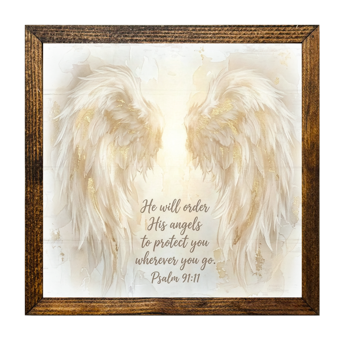 TIMBERLAND FRAME HE WILL ORDER HIS ANGELS TO PROTECT YOU