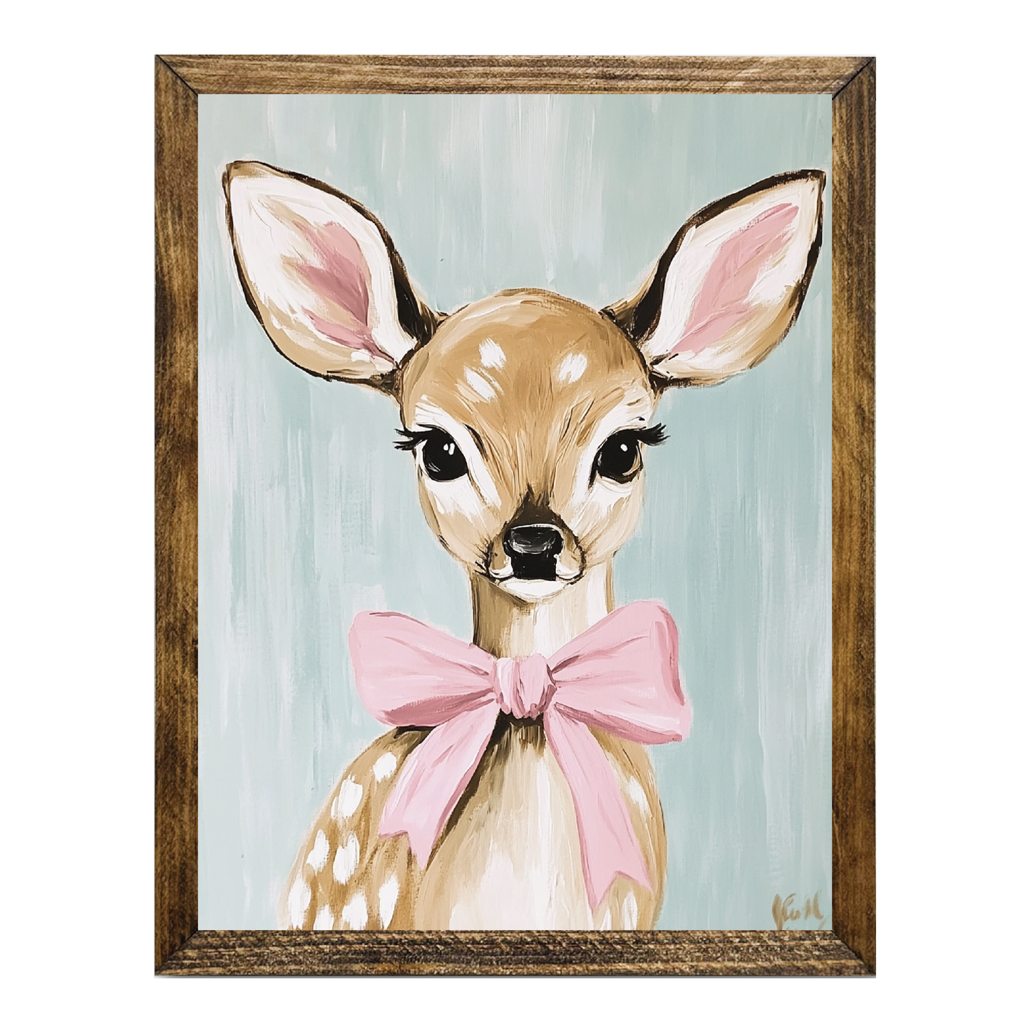 ARTISTIC SERIES TIMBERLAND-SWEET GIRL DEER PINK BOW
