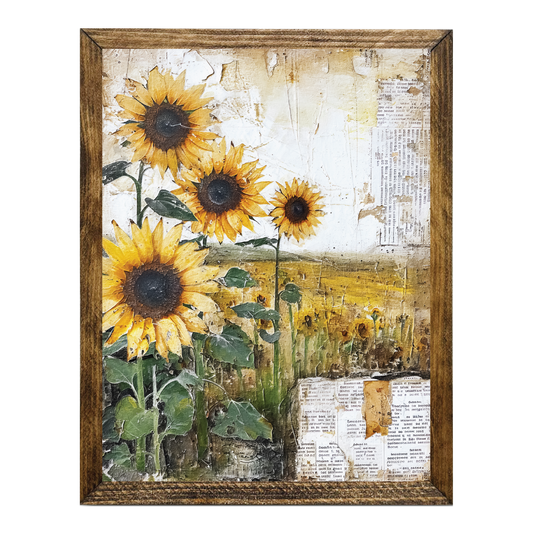 ARTISTIC SERIES TIMBERLAND- SUNFLOWER JUNK JOURNAL 4