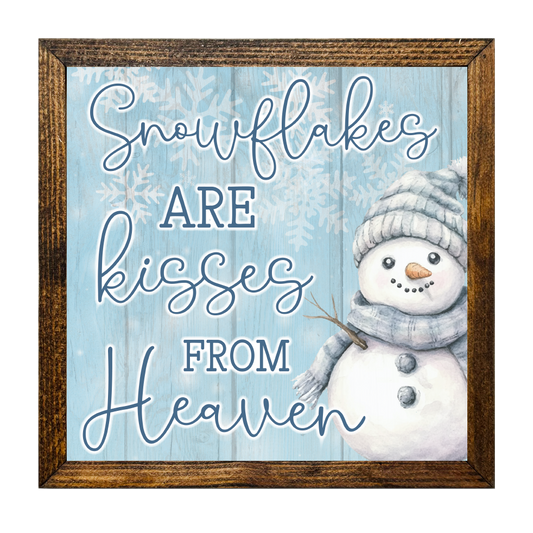 TIMBERLAND FRAME SNOWFLAKES ARE KISSES FROM HEAVEN