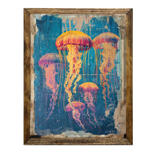 TIMBERLAND FRAME JUNK JOURNAL NEON JELLY FISH