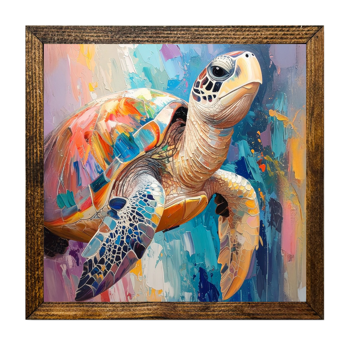 ARTISTIC SERIES TIMBERLAND-COLORFUL SEA TURTLE