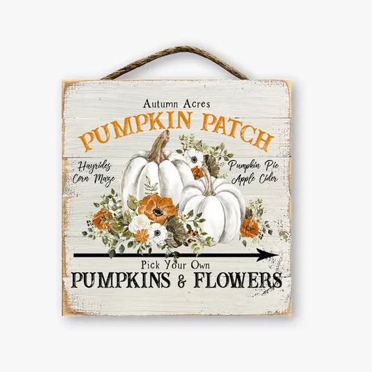 PUMPKIN & FLOWERS