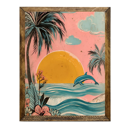 TIMBERLAND FRAME RETRO SUNSET DOLPHIN JUMP