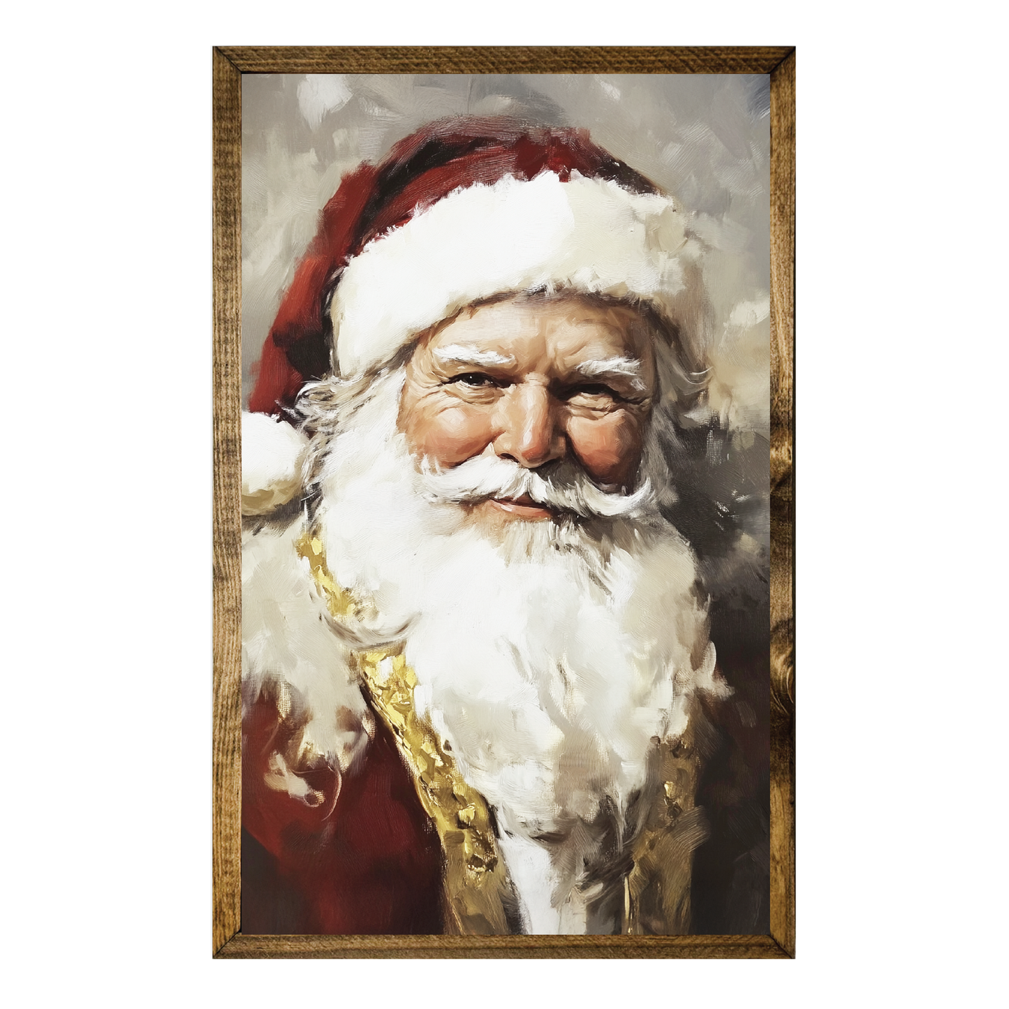 ARTISTIC SERIES TIMBERLAND-SANTA RED AND GOLD SUIT PAINTING
