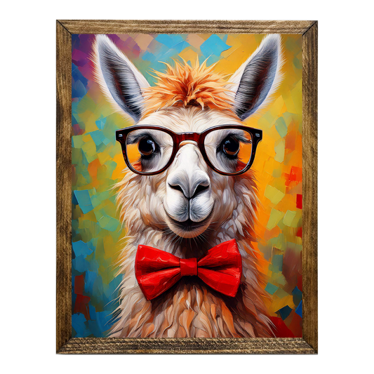 ARTISTIC SERIES TIMBERLAND- ANIMALS WITH GLASSES LLAMA