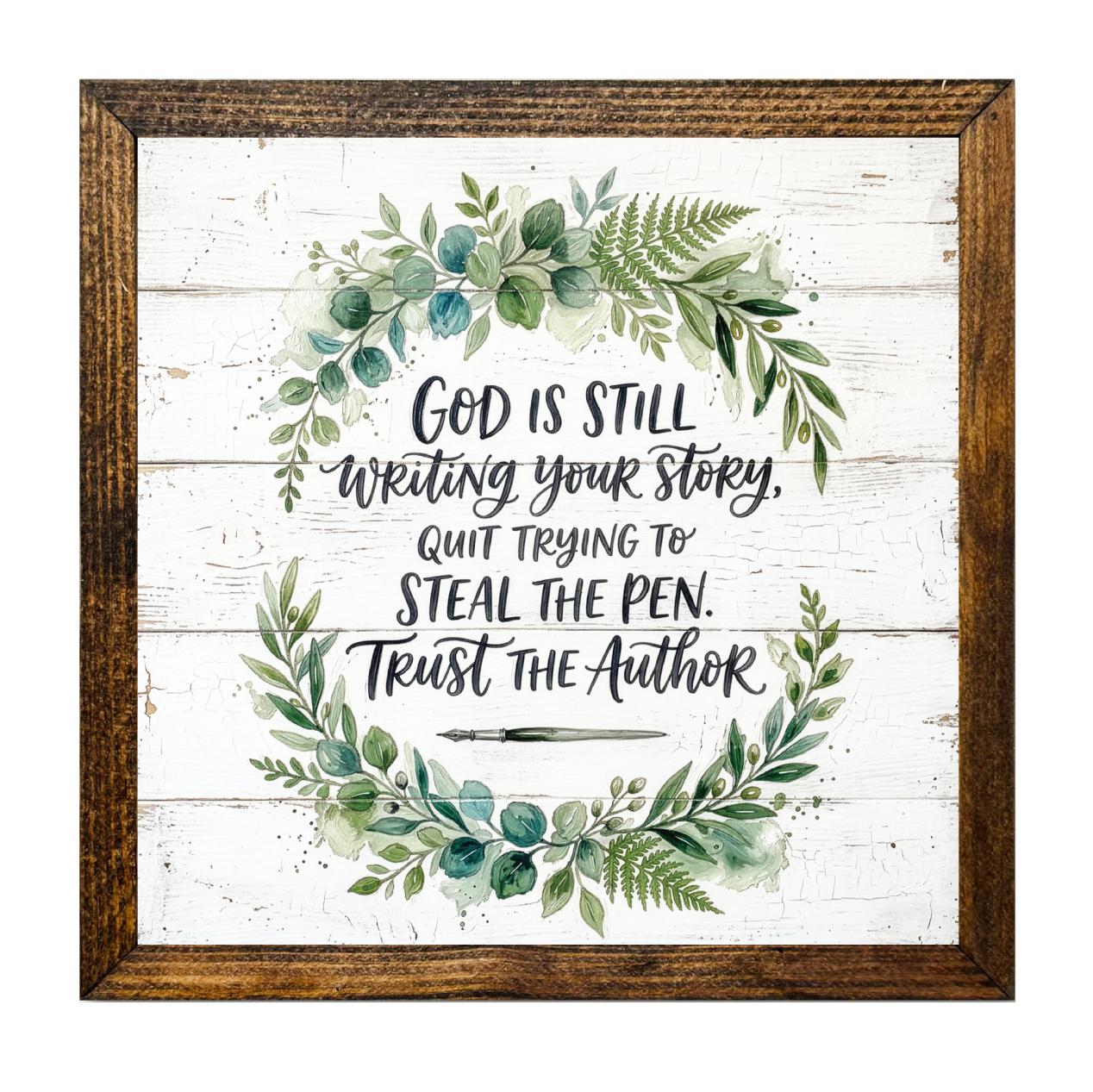 TIMBERLAND FRAME TRUST THE AUTHOR GREENERY ART