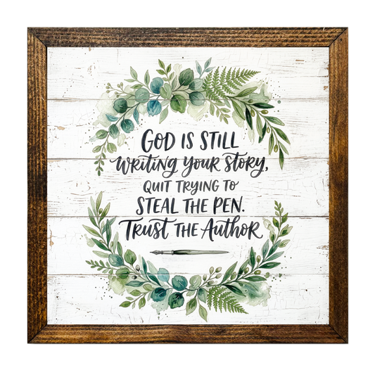 TIMBERLAND FRAME TRUST THE AUTHOR GREENERY ART