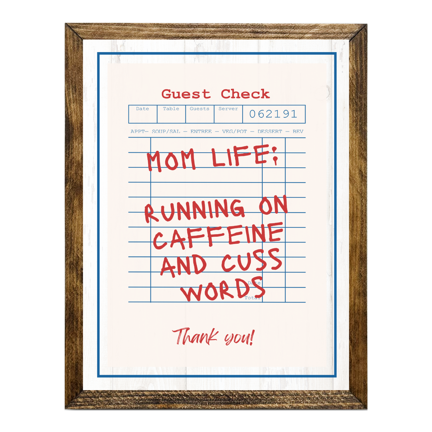 TIMBERLAND "GUEST CHECK SERIES"- MOM LIFE: CAFFEINE AND CUSS