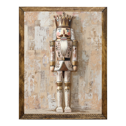 ARTISTIC SERIES NUTCRACKER ART- NEUTRAL ROSE GOLD CREAM 2