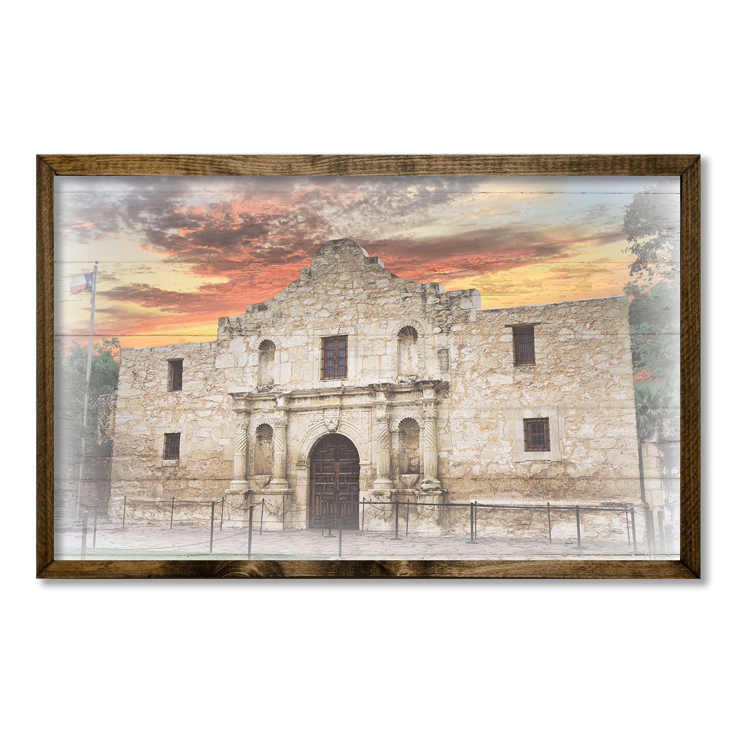 TIMBERLAND FRAME ALAMO ART PRINT