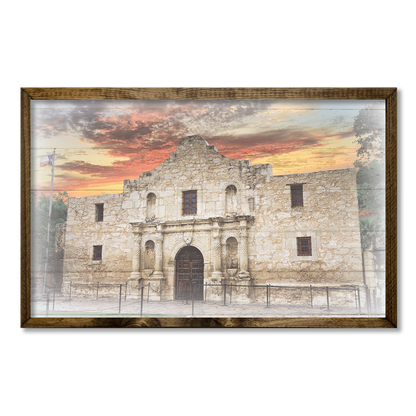 TIMBERLAND FRAME ALAMO ART PRINT