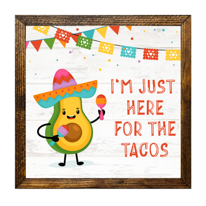 TIMBERLAND FRAME JUST HERE FOR THE TACOS