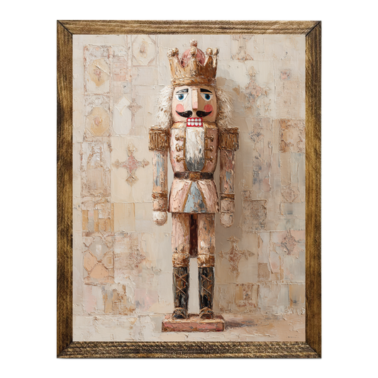 ARTISTIC SERIES NUTCRACKER ART- NEUTRAL ROSE GOLD CREAM 3