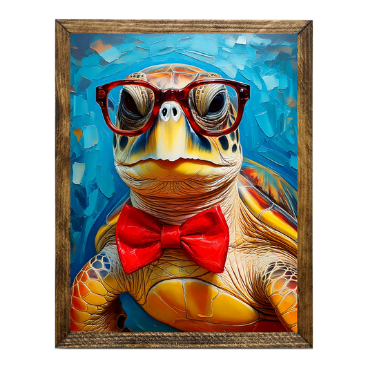 ARTISTIC SERIES TIMBERLAND- ANIMALS WITH GLASSES SEA TURTLE