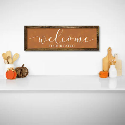 TIMBERLAND FRAME WELCOME TO OUR PATCH