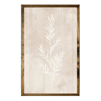 TIMBERLAND FRAME MINIMALIST WHITE BOTANICAL RUSTIC DECOR
