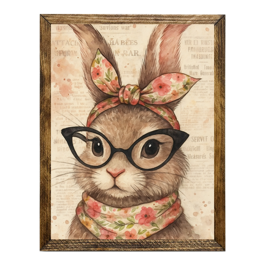 ARTISTIC SERIES TIMBERLAND-GIRL BUNNY VINTAGE GLASSES