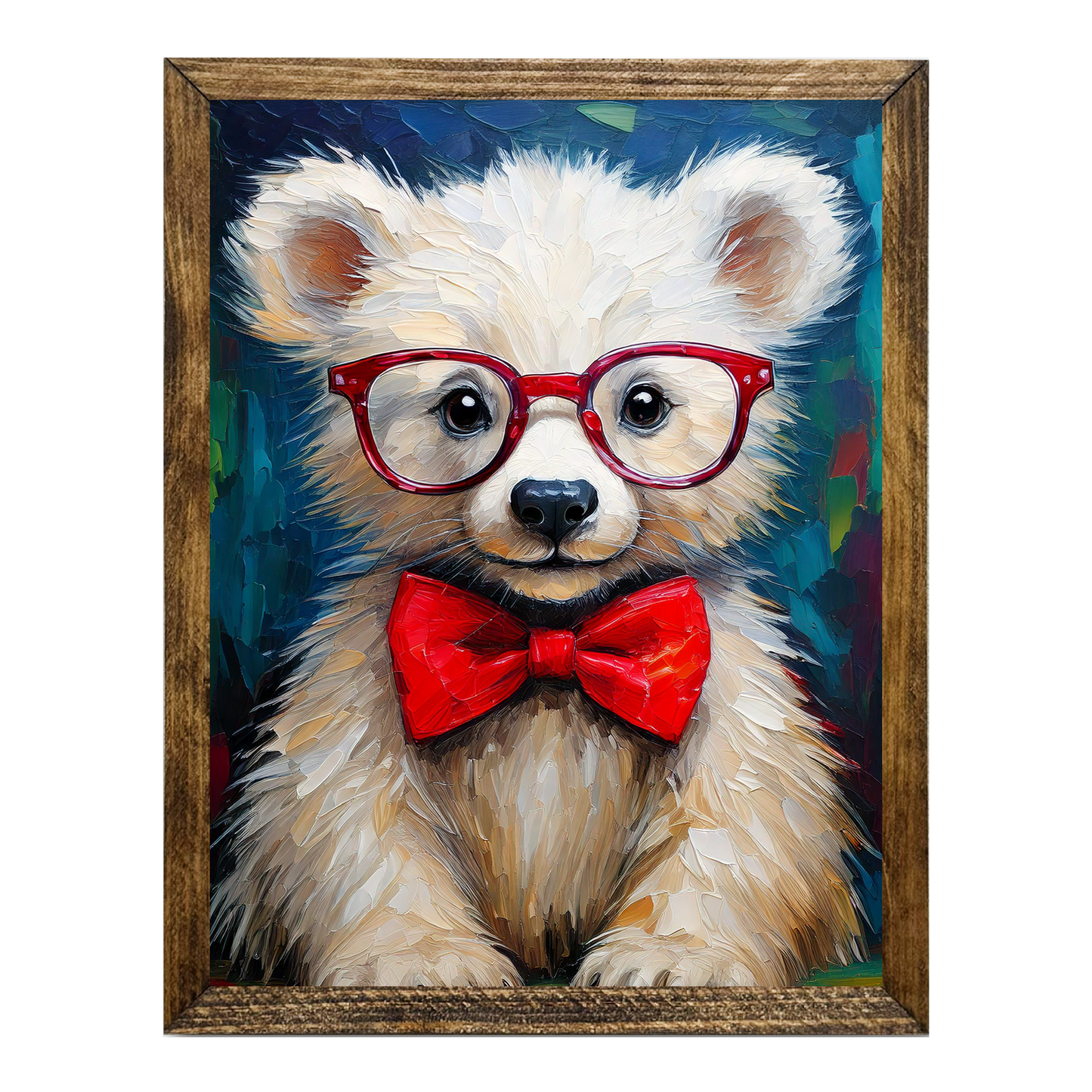 ARTISTIC SERIES TIMBERLAND- ANIMALS WITH GLASSES BABY BEAR