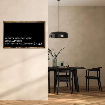 TIMBERLAND FRAME WITHIN THE WALLS OF YOUR HOME
