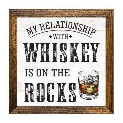 TIMBERLAND FRAME RELATIONSHIP WITH WHISKEY ON THE ROCKS