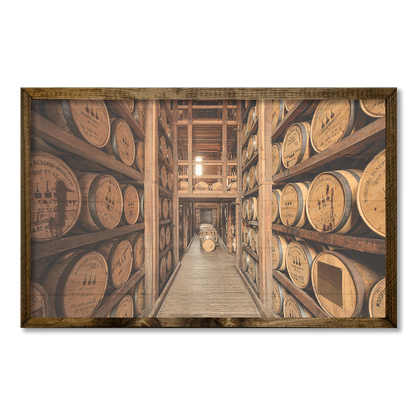 TIMBERLAND FRAME BOURBON BARRELS ART PRINT