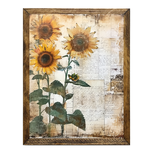 ARTISTIC SERIES TIMBERLAND- SUNFLOWER JUNK JOURNAL 2