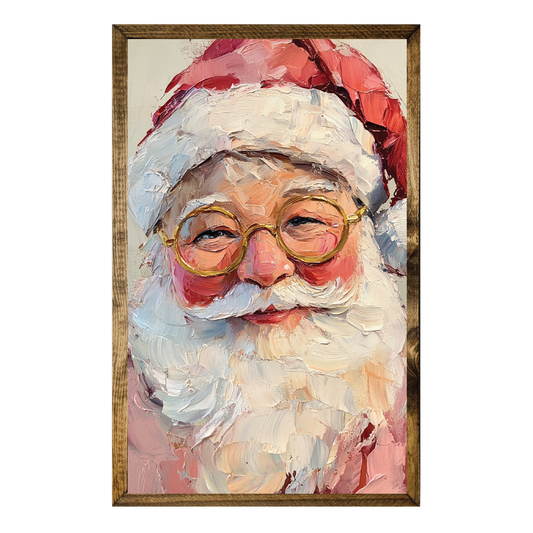 ARTISTIC SERIES TIMBERLAND-HAPPY SANTA ROSY CHEEKS PINK ART