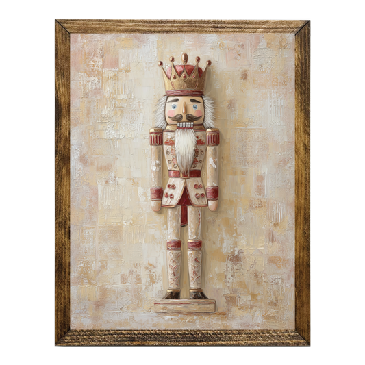 ARTISTIC SERIES NUTCRACKER ART- GOLD RED ART