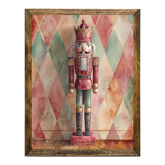 ARTISTIC SERIES NUTCRACKER ART- WATERCOLOR WARM TONES 2