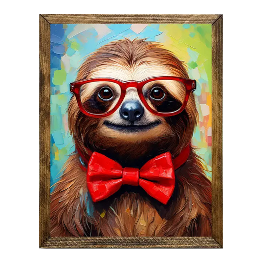 ARTISTIC SERIES TIMBERLAND- ANIMALS WITH GLASSES SLOTH