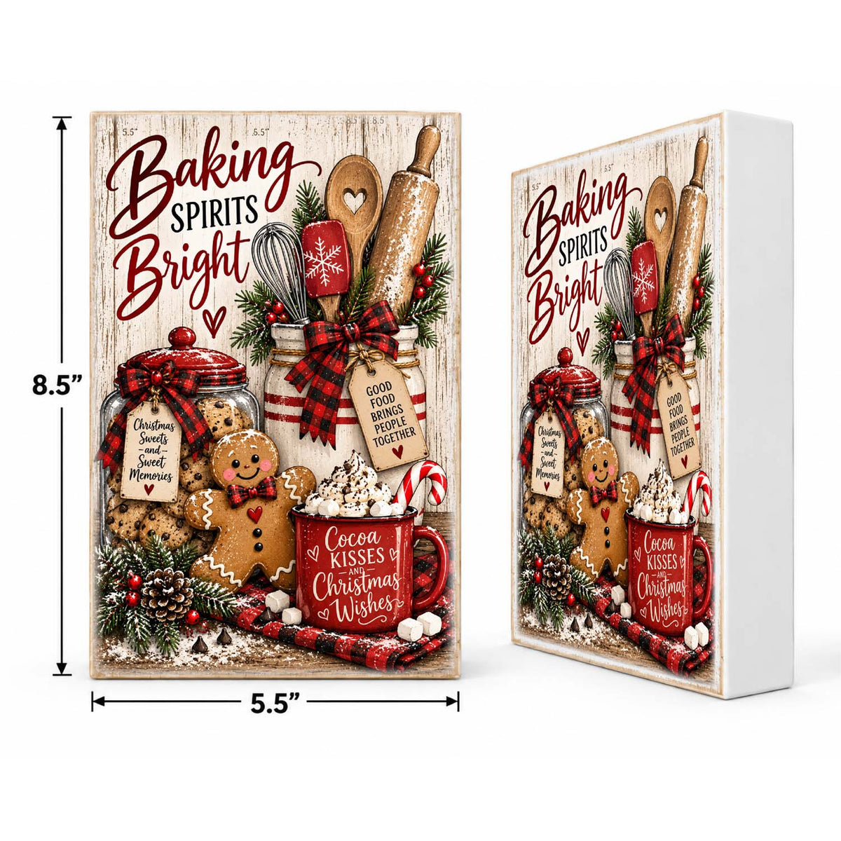 Mix & Match Christmas Block 2 for $20- Baking Spirits Bright