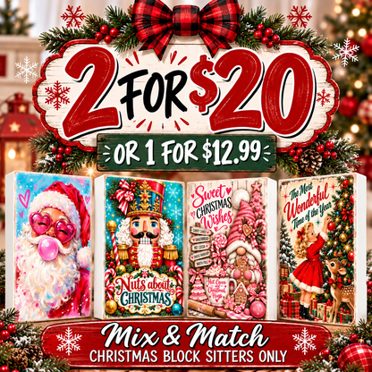Mix & Match Christmas Block 2 for $20- Baking Spirits Bright
