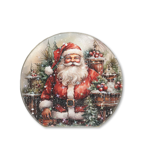 Snow Globe Sitter Santa Standing