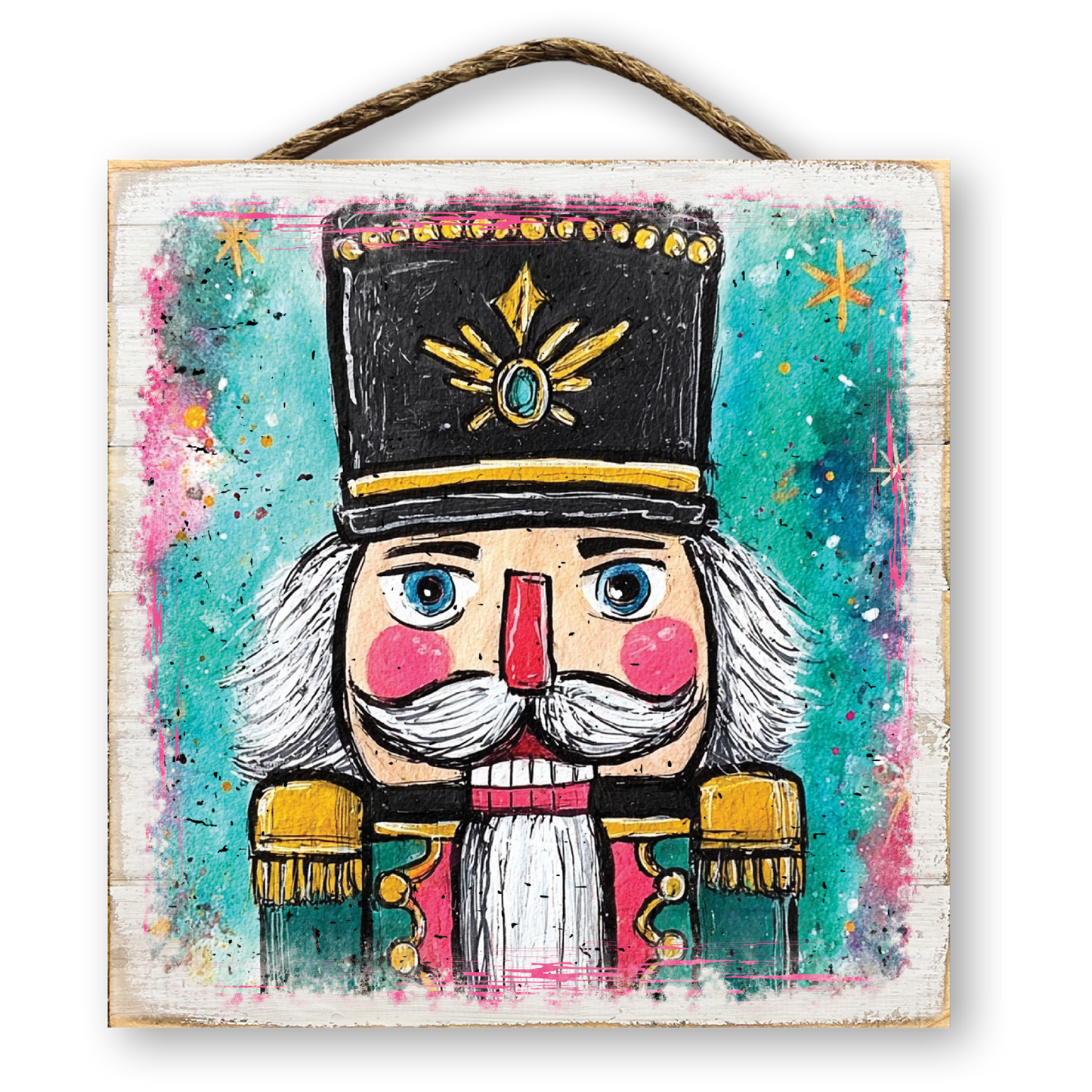 Preppy Nutcracker Christmas Sign