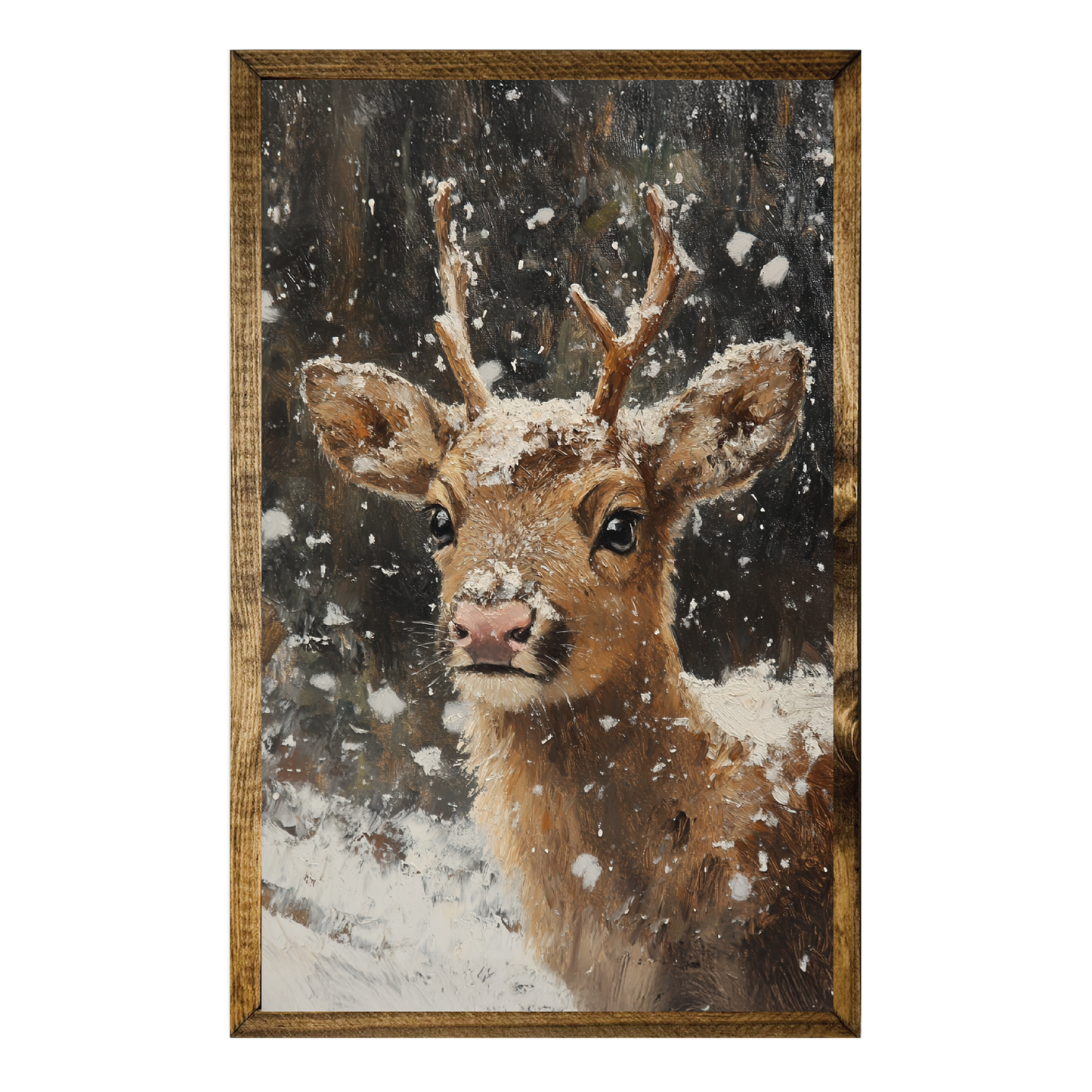 ARTISTIC SERIES TIMBERLAND-BABY BUCK IN THE SNOW