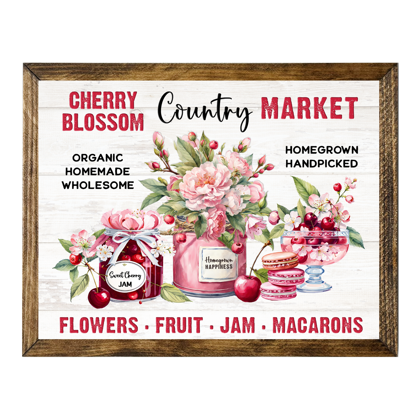 TIMBERLAND FRAME CHERRY BLOSSOM COUNTRY MARKET