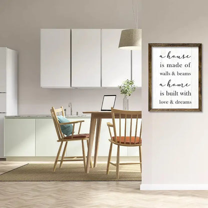 TIMBERLAND FRAME WALLS AND BEAMS WHITE