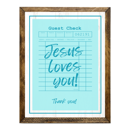 TIMBERLAND "GUEST CHECK SERIES"- JESUS LOVES YOU