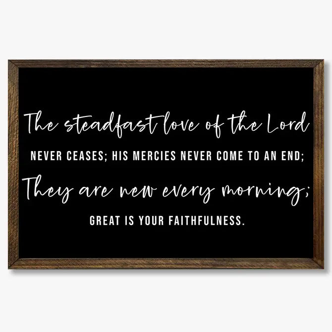 TIMBERLAND FRAME THE STEADFAST LOVE OF THE LORD