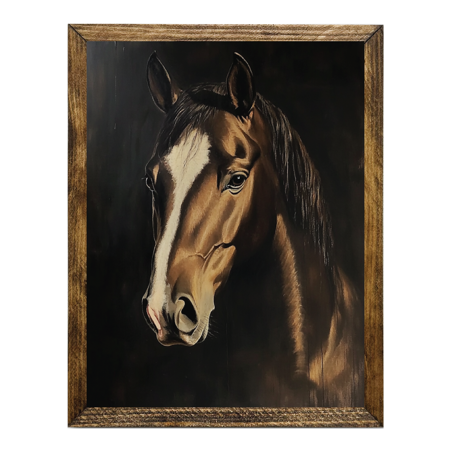 TIMBERLAND FRAME MAJESTIC BROWN HORSE WITH WHITE MARK 1