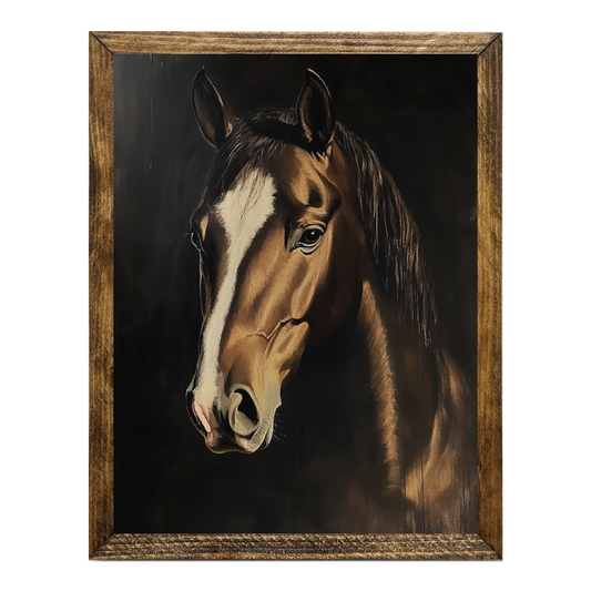 TIMBERLAND FRAME MAJESTIC BROWN HORSE WITH WHITE MARK 1