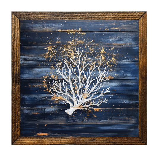 ARTISTIC SERIES TIMBERLAND- BLUE AND GOLD CORAL