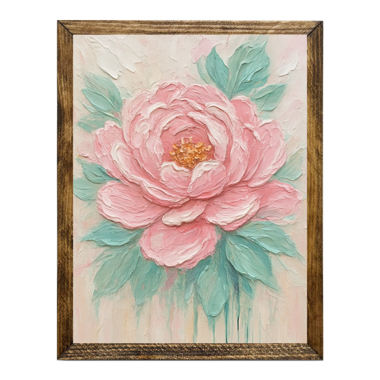 ARTISTIC SERIES TIMBERLAND-PINK FLOWER PAINTING